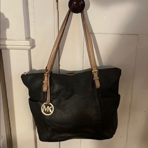 Michael Kors Black Leather Handbag
